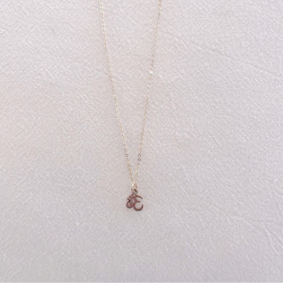 Gold Om Necklace - Picture 2 of 2